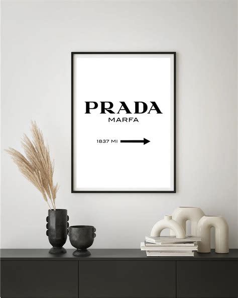 plakaty prada|Plakat Prada Marfa .